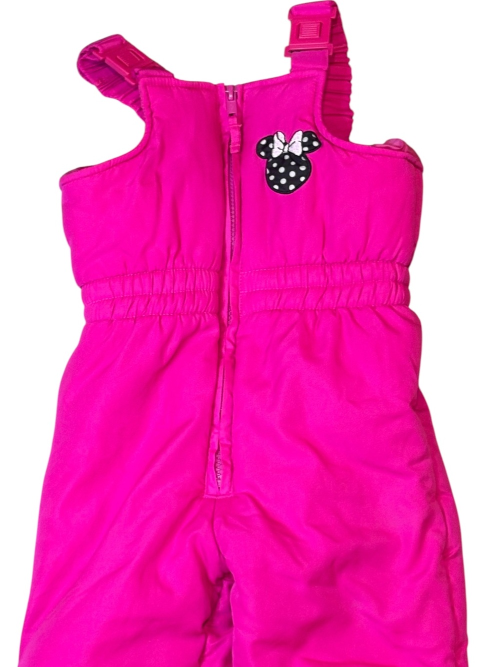 Disney Minnie Mouse Hot Pink Snow Bib Overalls / Ski Pants 4T